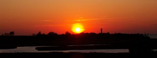 Sonnenuntergang am Leuchtturm